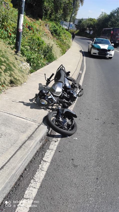 Muere Motociclista Al Derrapar Su Motocicleta Sobre La Picacho Ajusco