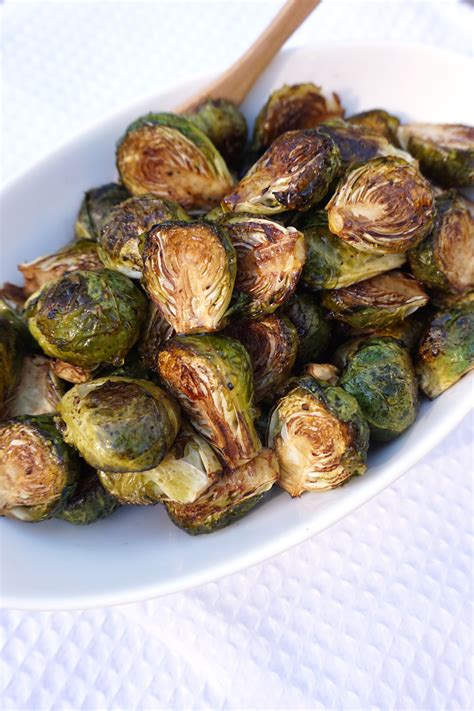 Crispy Balsamic Roasted Brussels Sprouts With Honey — Broke And Cooking