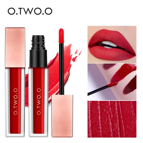 Otwoo Velvet Liquid Lipstick Matte Lip Gloss Waterproof Long Lasting Moisturizer Lipgloss