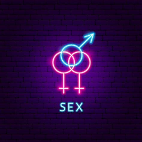 Premium Vector Sex Bisexual Neon Label