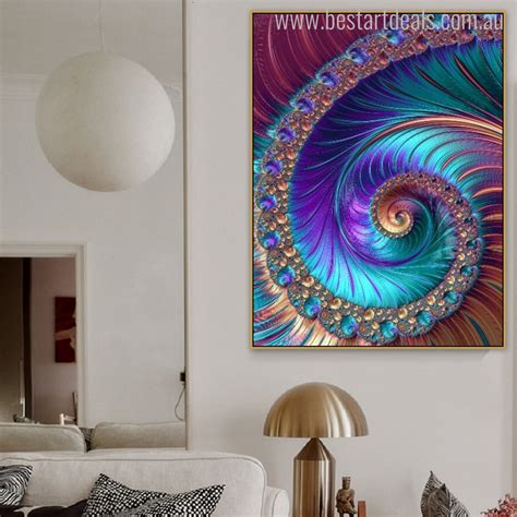 Buy Fractal art Canvas Print Wall Art Decor.