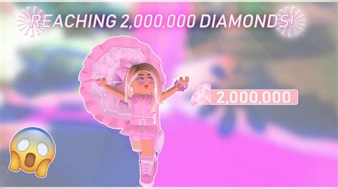 Reaching 2 Million Diamonds In Royale High Roblox Royale High Youtube