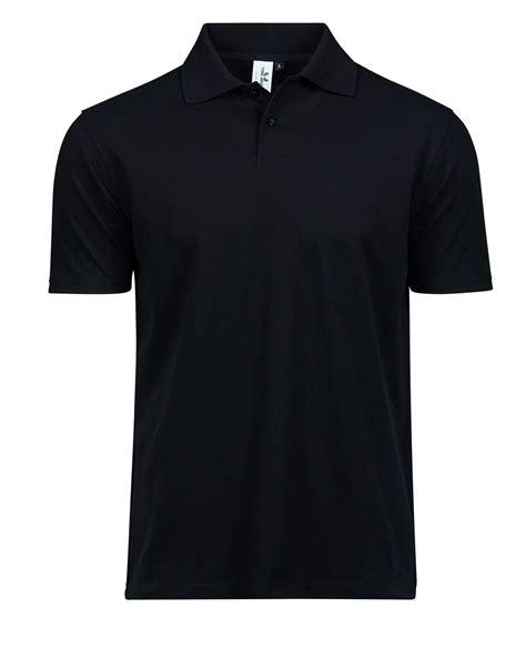 Tee Jays Power Polo Tj1200 Black Polo Shirt Men Sleeve Designs Short Sleeve Polo Shirts