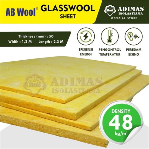 Jual Glasswool Insulasi Density Kg M Tebal Mm Merek Ab Wool