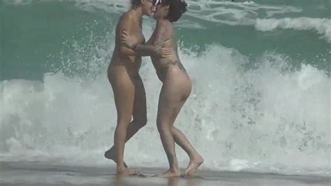 Naked Beach Fun With Mrs Brooks And Mrs Ginary XXXshake Video