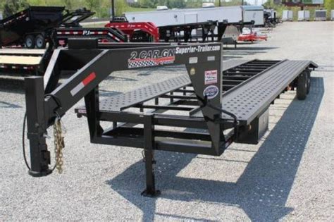 2017 Take 3 40ft Gooseneck 2 Car Hauler - $9999 | Motorcycle Trailer