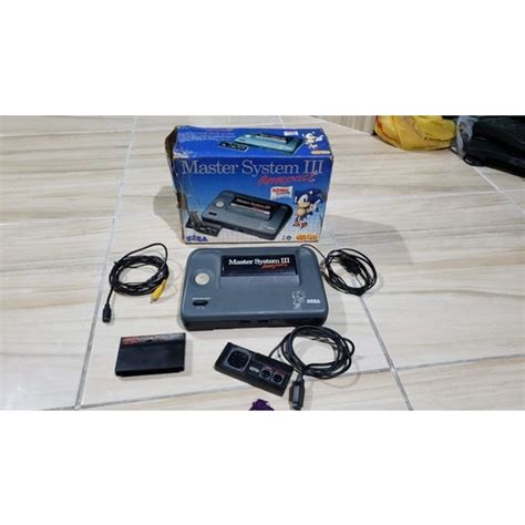 Console Sega Master System Iii Compact Completo Na Caixa F4