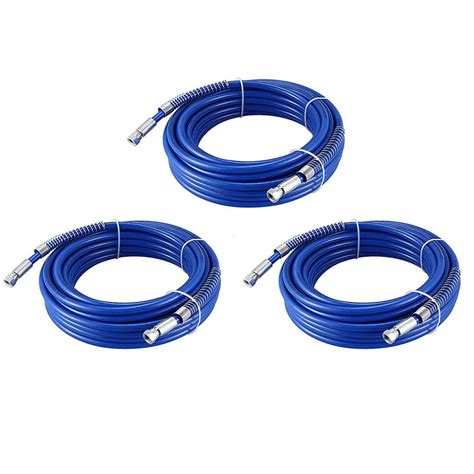 3pcs 15M Spray Hose Airless Paint Hose 1 4 Inch Airless Sprayer 3600