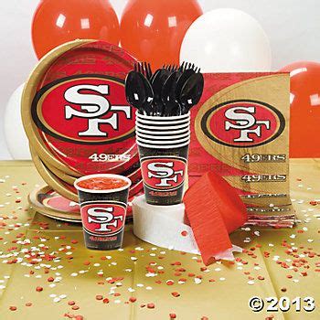 NFL® San Francisco 49ers™ Basic Party Pack | 49ers birthday party ...