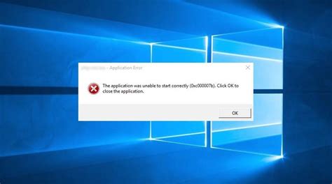 Fix The Application Was Unable To Start Correctly 0xc000007b