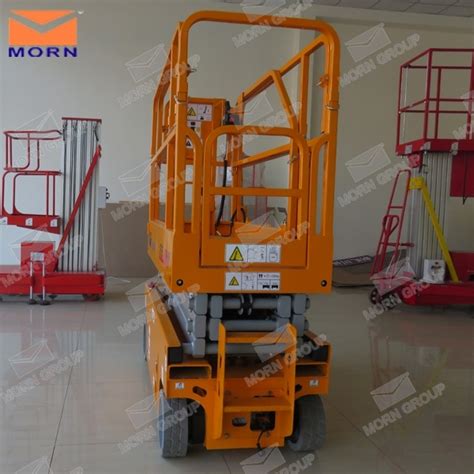 Ce Approved Self Propelled Compact Lifts China Electric Man Lift And