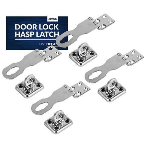 Five Oceans Marine Door Lock Hasp Latch Safety Lock Clasp Latch For