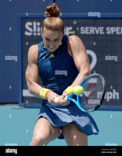 Miami Gardens Tats Unis Mars Maria Sakkari De Gr Ce