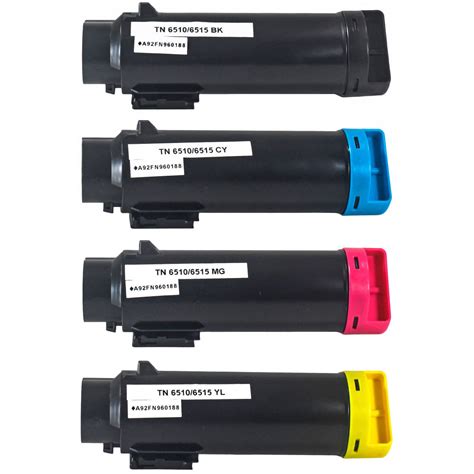 Kit 4 Cores Toner Compatível Para Xerox 6510 6515 Mundoware