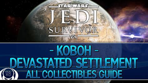 Star Wars Jedi Survivor Devastated Settlement Koboh Collectible