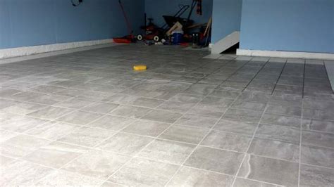 A Porcelain Tile Garage Floor Installation And Review All Garage Floors