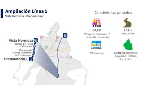 Iniciará el 3 de mayo la operación en ampliación de la L5 del Metrobús