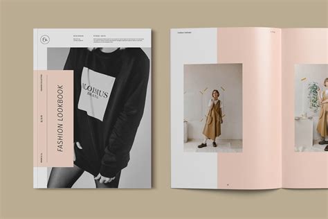 Fashion Catalog Lookbook Template Fashion Brochure Fashion Catalog