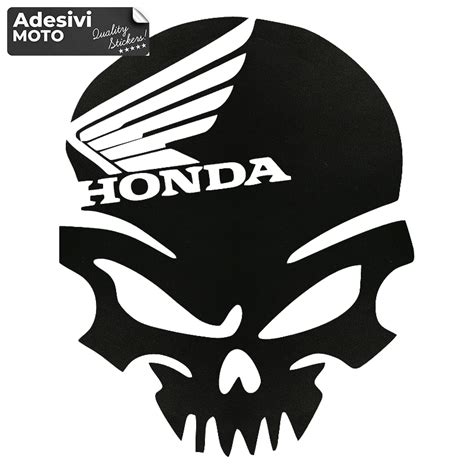 Skeleton Honda Type Sticker Helmet Fender Sides Fuel Tank Tail