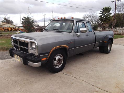 1992 Dodge Diesel 350 Extended Cab Dually Pickup Classic Dodge Ram