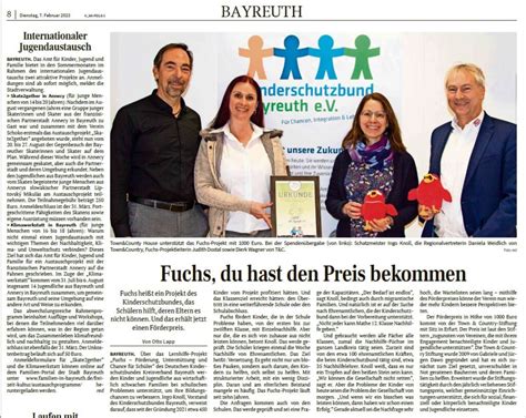 Spende Der Town Country Stiftung Kinderschutzbund Bayreuth