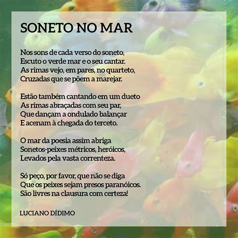 SONETO NO MAR