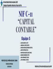 Understanding Nif C Capital Contable In Financial Reporting