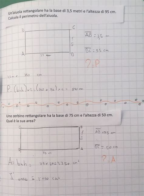 Problemi Sul Rettangolo Digiscuola Matematica