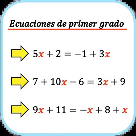 C Mo Resolver Ecuaciones De Primer Grado Ejercicios Resueltos