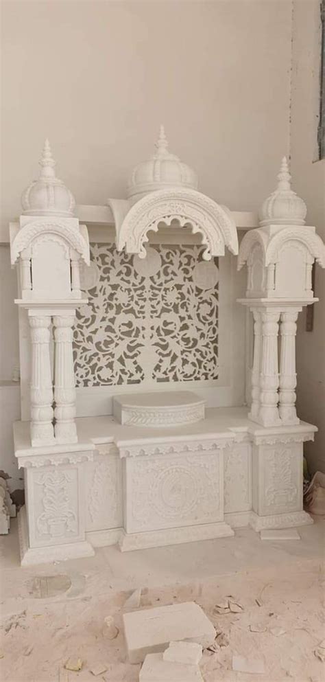 Designer White Marble Temple Design Antique Size X Cm At Rs