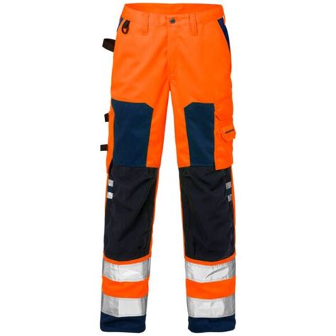 Fristads High Vis Trousers Woman Class Plu Orange Ddhss