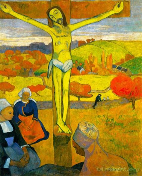 Paul Gauguin The Yellow Christ Painting IArtWork Org