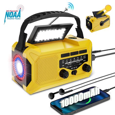 Innopower 10000mAh Hand Crank Radio Emergency Radio Solar Radio NOAA AM