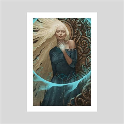 A Fate Inked in Blood, an art print by Eleonor Piteira - INPRNT