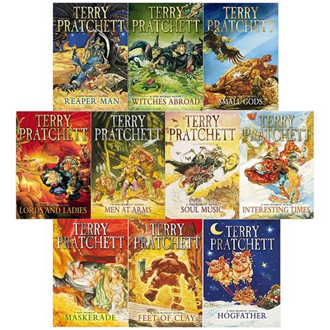 Terry Pratchett Discworld Novels Series 3 And 4 10 Books Collection Set Terry Pratchett