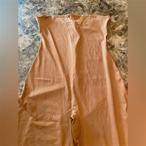 Skims Pants And Jumpsuits Skims All One Onesie Strapless Jumpsuit