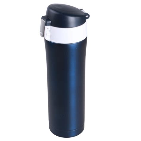 Insulated Travel Mug Coffee Mugs Thermos Stainless Steel Lid Lock Prevents Leaks 16 Oz Blue-in ...