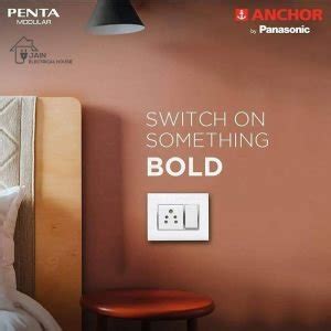 Anchor Penta Modular Way Flat Switch M