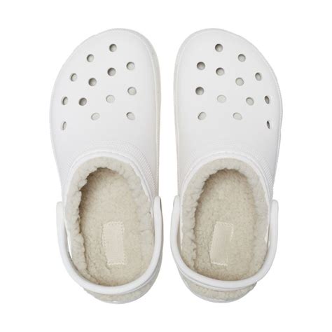 Sandália Crocs Classic Platform Lined Clog White