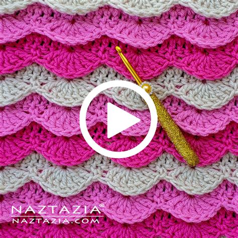 Crochet Layered Shell Stitch Pattern Naztazia