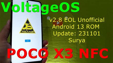 Voltageos Eol Unofficial For Poco X Android Rom Update