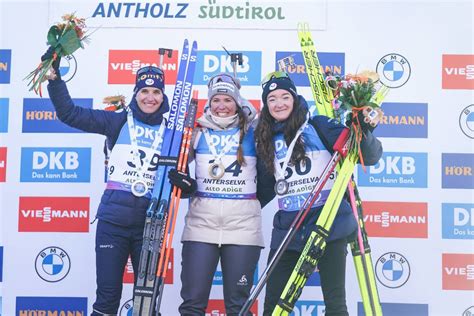 Antholz Podium De Julia Simon Et Lou Jeanmonnot Sur L Individuel