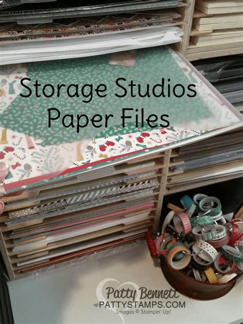 My New 12x12 Paper Storage Patty Stamps