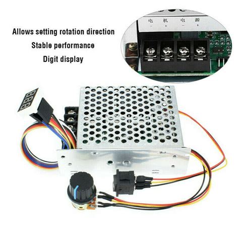 DC Motor Speed Controller Reversible PWM Control Forward Reverse 60A