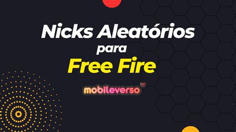 Gerador De Nicks Aleat Rios Ff Personalizados S Mbolos