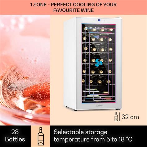 Shiraz 28 Uno Wine Fridge 74 Litres 28 Bottles Touch Control Panel 5 18