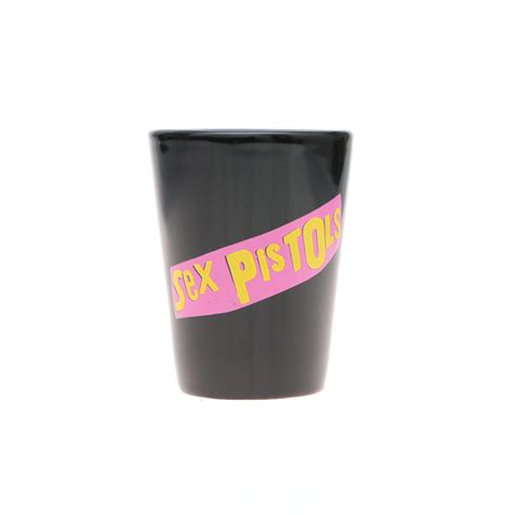 MUSIC BRAND SEX PISTOLS LOGO SHOT GLASS ASSORTED YEAH