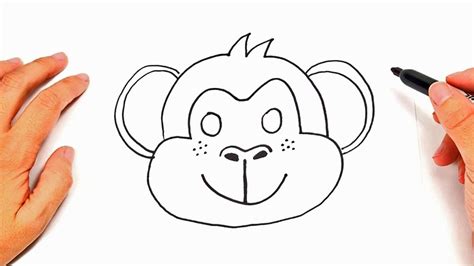 Chimpanzee Drawing For Kids