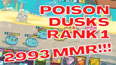 Rank Mmr Triple Dusk Jumping Poison Meta Team Season Axie