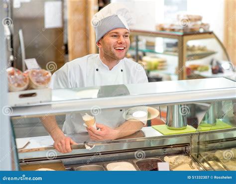 Ice Cream Seller Stock Image Image Of Occupation Summer 51332307